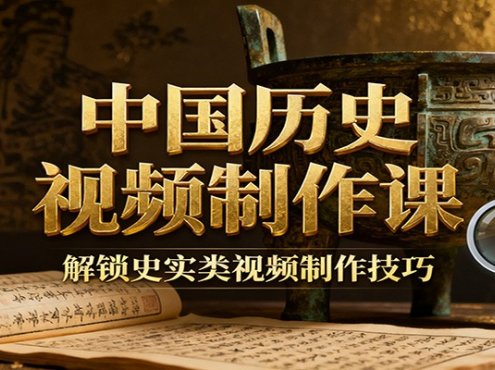 中国历史视频制作课:疆域地图集+参考文案+练习素材,解锁史实类视频制作技巧