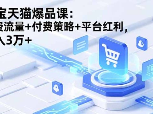 淘宝天猫爆品课(录音+资料