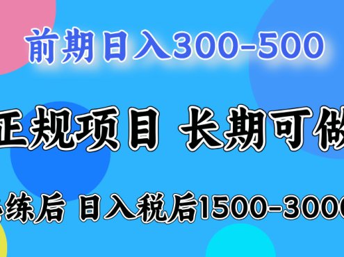日收益500-1000+ 一台电脑在家就能做