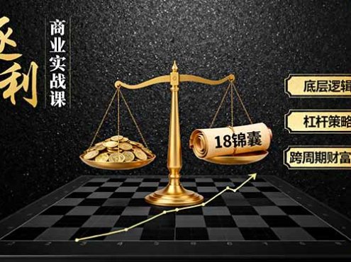 《逐 利》商业实战课，底层逻辑、杠杆策略、18锦囊，跨周期财富心法(更新
