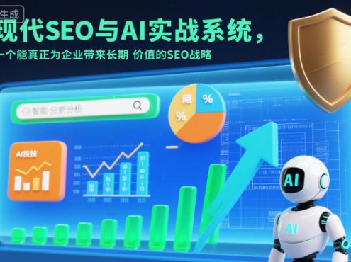 现代SEO与AI实战系统，一个能真正为企业带来长期价值的SEO战略(英语+中文字幕)