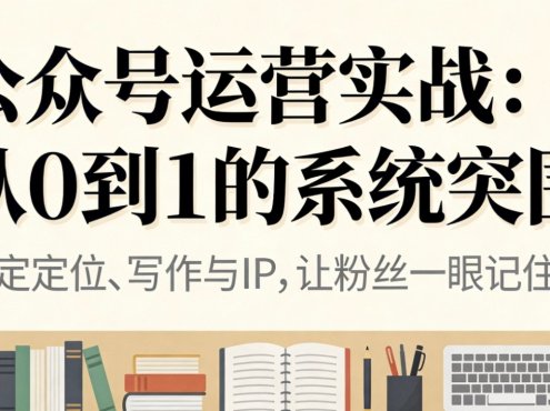 公众号运营实战:从0到1的系统突围