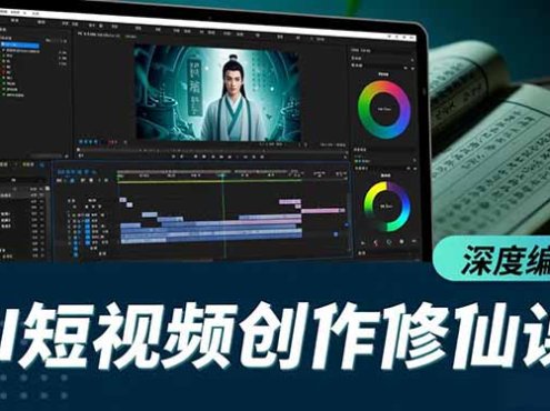 AI短视频创作修仙课,从炼气到金仙、爆款复刻、深度编辑,掌握全栈AI能力