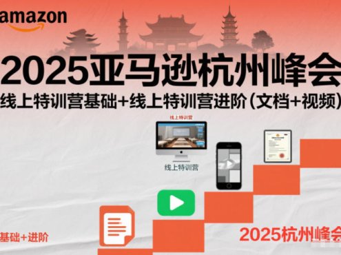 2025亚马逊杭州峰会,线上特训营基础+线上特训营进阶(文档+视频)
