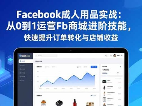 Facebook成人用品实战:从0到1运营Fb商城进阶技能,快速提升订单转化与店铺收益