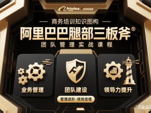 团队管理必学课程系列，阿里巴巴“腿部三板斧”