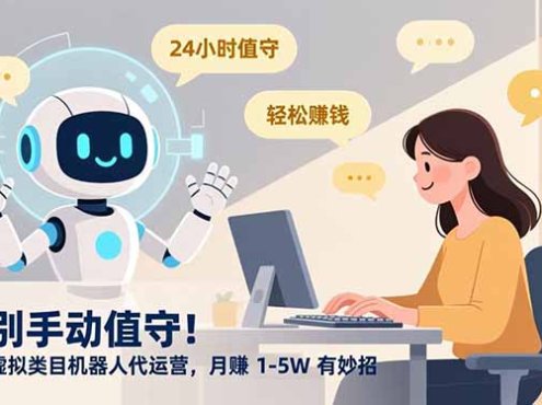 告别手动值守！多多虚拟类目机器人代运营，月赚 1-5W 有妙招