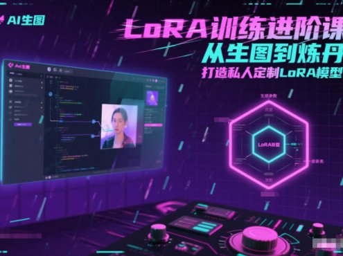 LoRA训练进阶课，从生图到炼丹，打造私人定制LoRA模型