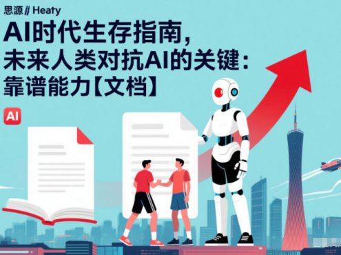 AI时代生存指南，未来人类对抗AI的关键：靠谱能力【文档】