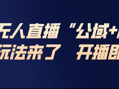 淘宝无人直播完整教程，公试+私域，最新玩法来了，开播即爆单
