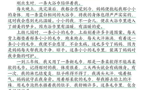 四年级上语文期末作文押题15篇