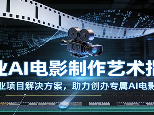 商业AI电影制作艺术指南：定制商业项目解决方案，助力创办专属AI电影工作室