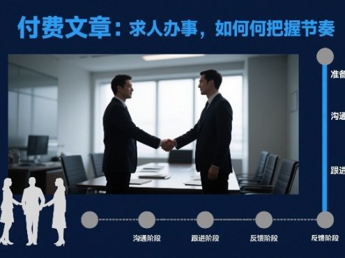 付费文章：求人办事，如何把握节奏