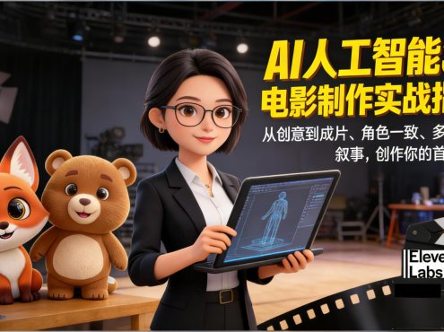 AI人工智能3D电影制作实战指南：从创意到成片、角色一致、多场景叙事，创作你的首部短片