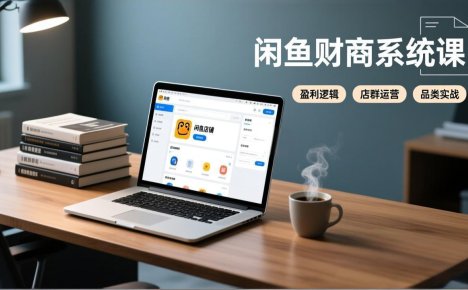 闲鱼财商系统课:从盈利逻辑、店群运营到品类实战,实现稳定月入过万
