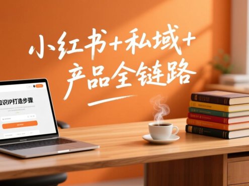 个人IP系统变现课2026,小红书+私域+产品全链路,手把手教你打造年入百万的知识IP