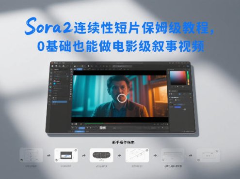 Sora2连续性短片保姆级教程,0基础也能做电影级叙事视频