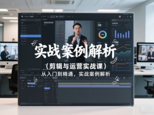 剪辑与运营实战课,从入门到精通,实战案例解析(更新2026)