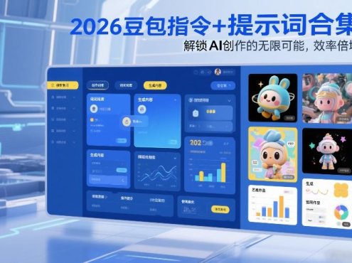 2026豆包指令+提示词合集，解锁AI创作的无限可能，效率倍增