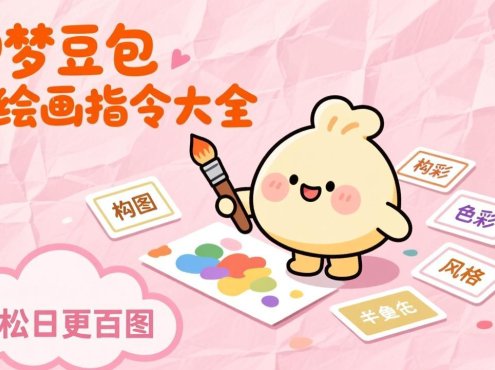 即梦豆包AI绘画指令大全：海量关键词库一键复制，出图效率提升10倍，轻松日更百图