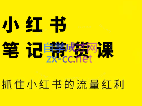 张宾·小红书笔记带货课(更新2026)