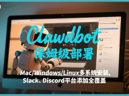 Clawdbot保姆级部署，从入门介绍、Mac/Windows/Linux多系统安装，到Slack、Discord平台添加全覆盖