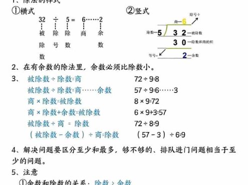 二年级下数学知识点大全.《北师版》