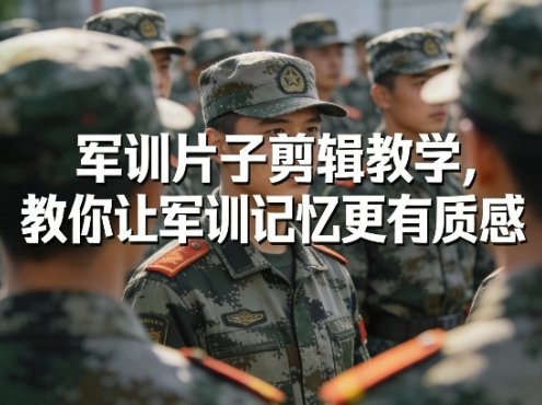 军训片子剪辑教学，教你让军训记忆更有质感