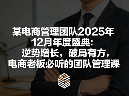 某电商管理团队2025年12月年度盛典：逆势增长，破局有方，电商老板必听的团队管理课