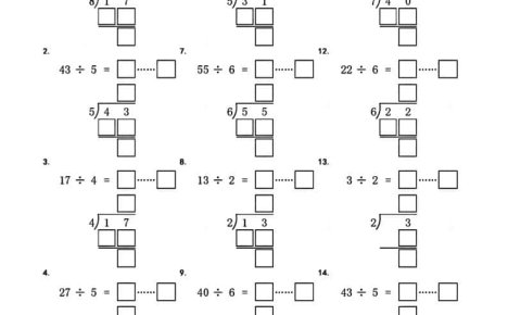 二年级下数学常考重点易错专项《有余数的除法填空》
