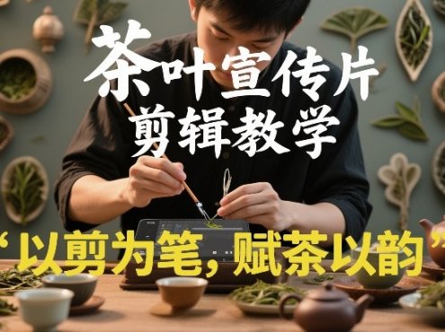 茶叶宣传片剪辑教学，以剪为笔，赋茶以韵，新手也能拍出高级感
