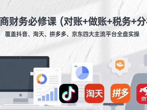 电商财务必修课(对账+做账+税务+分析