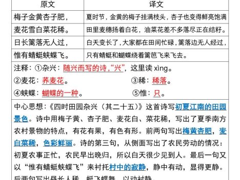 四下语文寒假预习背诵计划表18天16页