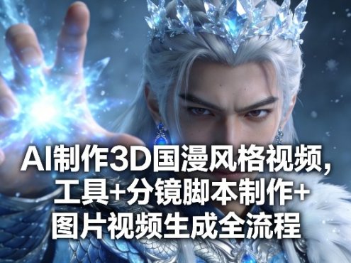AI制作3D国漫风格视频,工具+分镜脚本制作+图片视频生成全流程