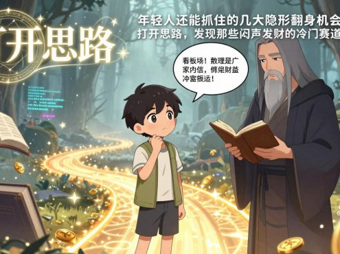 付费文1+2:年轻人还能抓住的几大隐形翻身机会:打开思路,发现那些闷声发财的冷门赛道