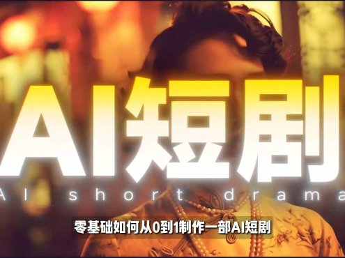 26年最新AI短剧制作教学，零基础也能快速用AI工具打造高完播、高流量的真人感短剧
