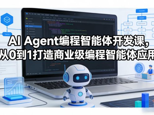 AI Agent编程智能体开发课，从0到1打造商业级编程智能体应用