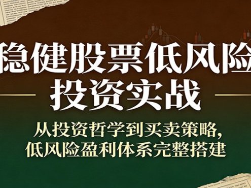 稳健股票低风险投资实战：从投资哲学到买卖策略，低风险盈利体系完整搭建