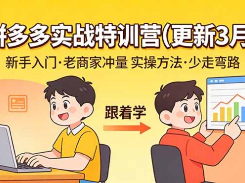 拼多多实战特训营(更新3月