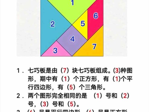 一年级下数学必考重点知识
