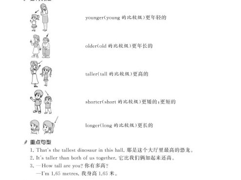 六年级下英语知识梳理《人教版PEP》