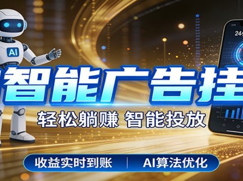 智能广告挂机新时代,利用碎片化时间实现稳定被动收益,AI帮你持续盈利