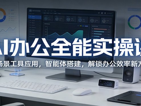 AI办公全能实操课：全场景工具应用，智能体搭建，解锁办公效率新方式