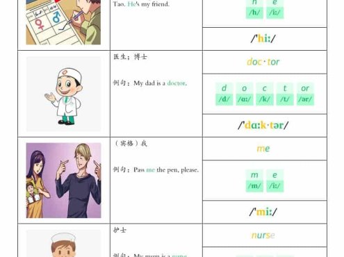 一年级下英语全册单词自然拼读汇总《外研版(一起)》