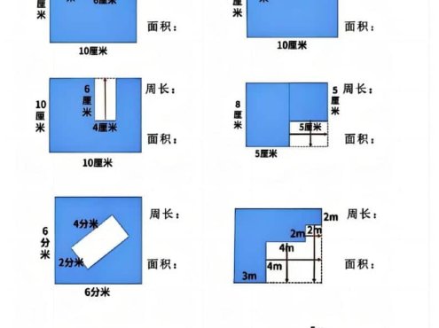 三年级下数学求周长面积专项练习