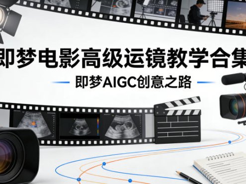 即梦电影高级运镜教学合集，即梦AIGC创意之路
