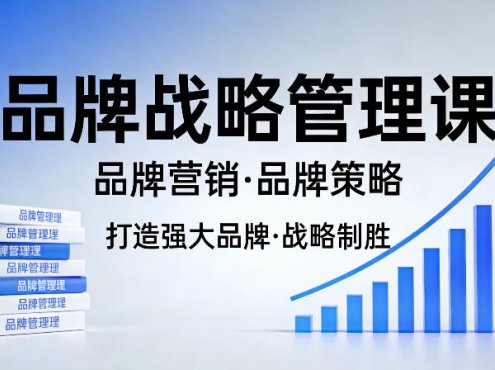 打造强大的品牌!品牌战略管理课,品牌营销,品牌策略