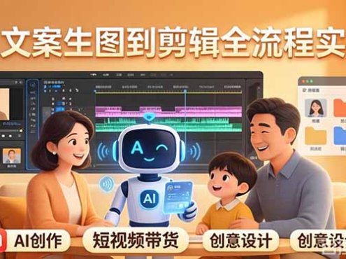 原创 AI 剧情短视频带货:AI+家庭剧情+带货广告,从文案生图到剪辑全流程实战