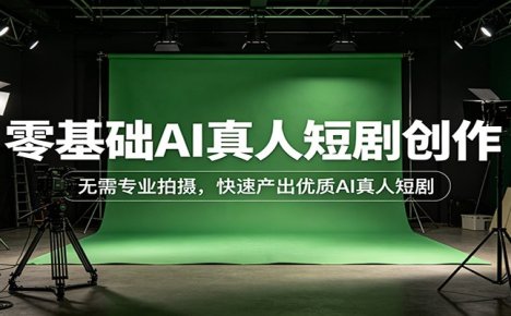 零基础AI真人短剧创作：无需专业拍摄，快速产出优质AI真人短剧