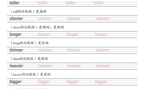 六年级下英语课内同步单词字帖《人教版PEP》